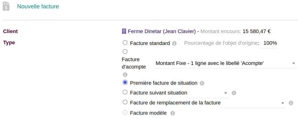 Module Dolibarr Module BTP : Facture de situation - Modules Dolibarr ...